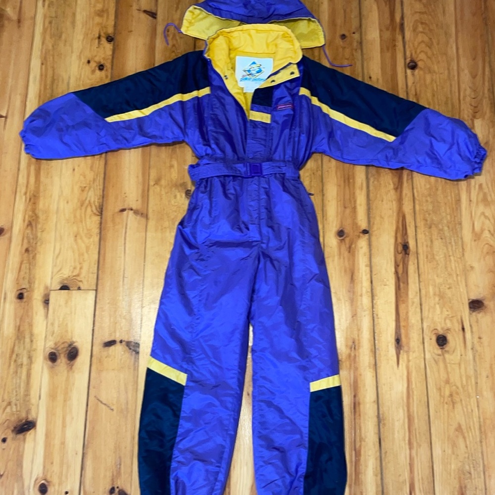 Retro Ski Suit 80s Winter One Piece